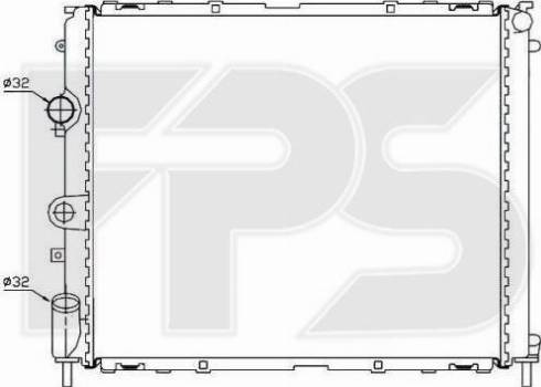 FPS FP 56 A394-X - Radiators, Motora dzesēšanas sistēma autodraugiem.lv