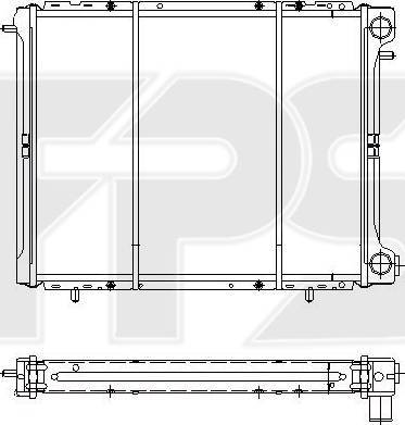 FPS FP 56 A371-X - Radiators, Motora dzesēšanas sistēma autodraugiem.lv