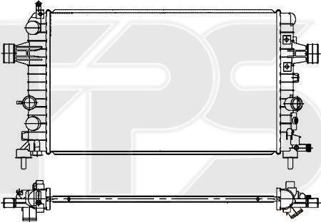 FPS FP 52 A305 - Radiators, Motora dzesēšanas sistēma autodraugiem.lv