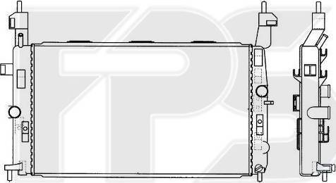 FPS FP 52 A311 - Radiators, Motora dzesēšanas sistēma autodraugiem.lv