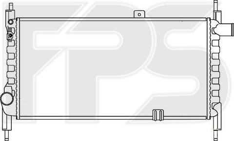 FPS FP 52 A250 - Radiators, Motora dzesēšanas sistēma autodraugiem.lv