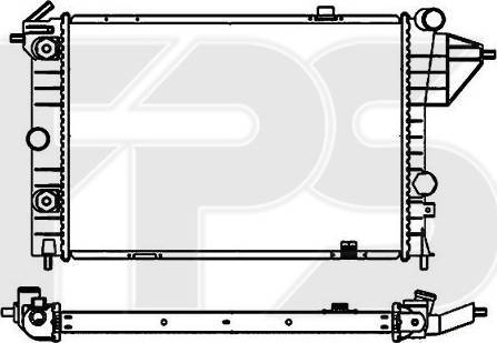 FPS FP 52 A285 - Radiators, Motora dzesēšanas sistēma autodraugiem.lv