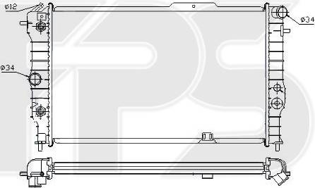 FPS FP 52 A286 - Radiators, Motora dzesēšanas sistēma autodraugiem.lv