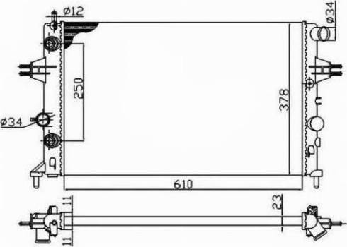 FPS FP 52 A282 - Radiators, Motora dzesēšanas sistēma autodraugiem.lv