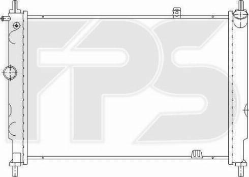 FPS FP 52 A275 - Radiators, Motora dzesēšanas sistēma autodraugiem.lv