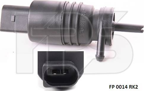 FPS FP 0014 RK2 - Ūdenssūknis, Stiklu tīrīšanas sistēma autodraugiem.lv