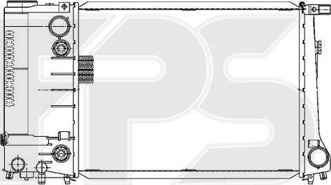 FPS FP 14 A47 - Radiators, Motora dzesēšanas sistēma autodraugiem.lv