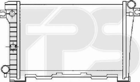 FPS FP 14 A863-X - Radiators, Motora dzesēšanas sistēma autodraugiem.lv