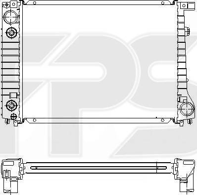 FPS FP 14 A35-X - Radiators, Motora dzesēšanas sistēma autodraugiem.lv