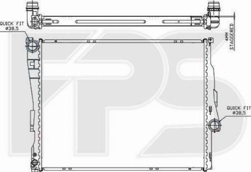 FPS FP 14 A27 - Radiators, Motora dzesēšanas sistēma autodraugiem.lv