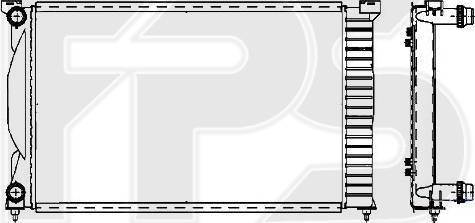 FPS FP 12 A463-X - Radiators, Motora dzesēšanas sistēma autodraugiem.lv