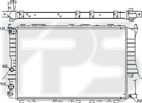 FPS FP 12 A412 - Radiators, Motora dzesēšanas sistēma autodraugiem.lv