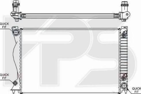 FPS FP 12 A105-X - Radiators, Motora dzesēšanas sistēma autodraugiem.lv