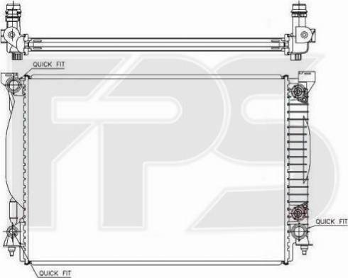 FPS FP 12 A857 - Radiators, Motora dzesēšanas sistēma autodraugiem.lv