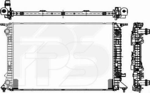 FPS FP 12 A873-X - Radiators, Motora dzesēšanas sistēma autodraugiem.lv