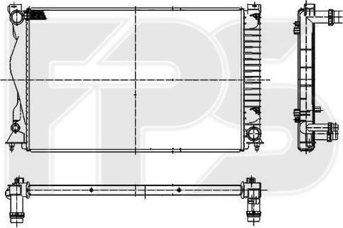 FPS FP 12 A79 - Radiators, Motora dzesēšanas sistēma autodraugiem.lv