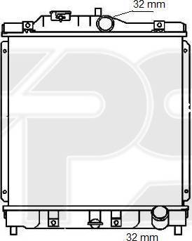 FPS FP 30 A578-P - Radiators, Motora dzesēšanas sistēma autodraugiem.lv