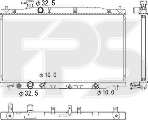 FPS FP 30 A354 - Radiators, Motora dzesēšanas sistēma autodraugiem.lv