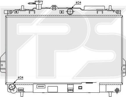 FPS FP 32 A663 - Radiators, Motora dzesēšanas sistēma autodraugiem.lv