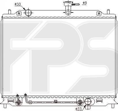 FPS FP 32 A67 - Radiators, Motora dzesēšanas sistēma autodraugiem.lv