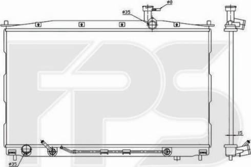 FPS FP 32 A1432 - Radiators, Motora dzesēšanas sistēma autodraugiem.lv