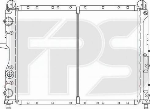 FPS FP 26 A116 - Radiators, Motora dzesēšanas sistēma autodraugiem.lv