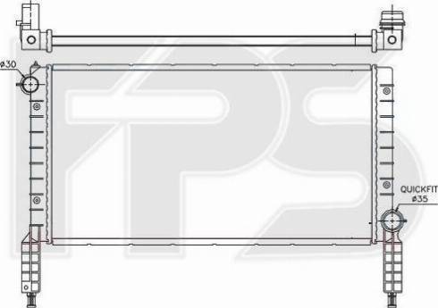 FPS FP 26 A139-X - Radiators, Motora dzesēšanas sistēma autodraugiem.lv