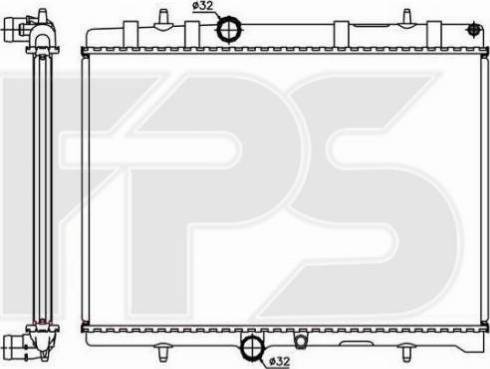 FPS FP 20 A308 - Radiators, Motora dzesēšanas sistēma autodraugiem.lv