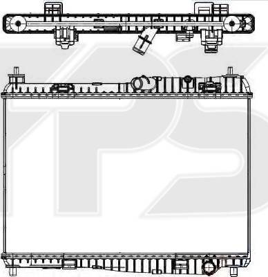 FPS FP 28 A66-X - Radiators, Motora dzesēšanas sistēma autodraugiem.lv