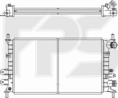 FPS FP 28 A169 - Radiators, Motora dzesēšanas sistēma autodraugiem.lv