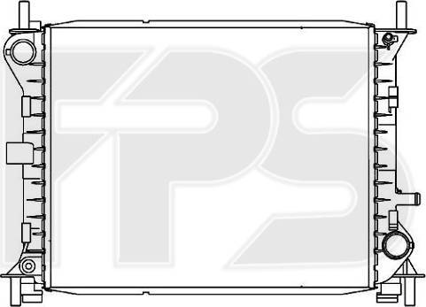 FPS FP 28 A179 - Radiators, Motora dzesēšanas sistēma autodraugiem.lv