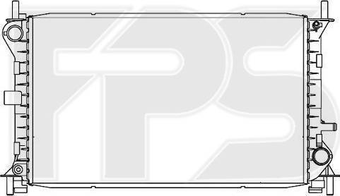 FPS FP 28 A173-P - Radiators, Motora dzesēšanas sistēma autodraugiem.lv