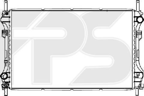 FPS FP 28 A742 - Radiators, Motora dzesēšanas sistēma autodraugiem.lv