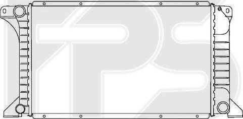 FPS FP 28 A735 - Radiators, Motora dzesēšanas sistēma autodraugiem.lv