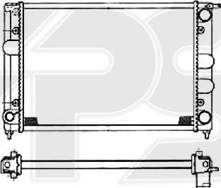 FPS FP 74 A451 - Radiators, Motora dzesēšanas sistēma autodraugiem.lv