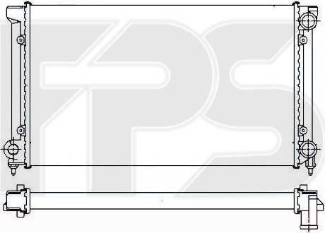 FPS FP 74 A437 - Radiators, Motora dzesēšanas sistēma autodraugiem.lv