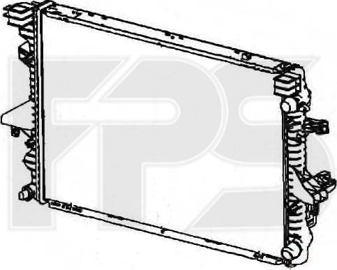 FPS FP 74 A1210-X - Radiators, Motora dzesēšanas sistēma autodraugiem.lv