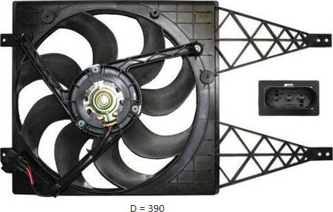 FPS FP 74 W163 - Ventilators, Motora dzesēšanas sistēma autodraugiem.lv