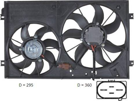 FPS FP 74 W78 - Ventilators, Motora dzesēšanas sistēma autodraugiem.lv