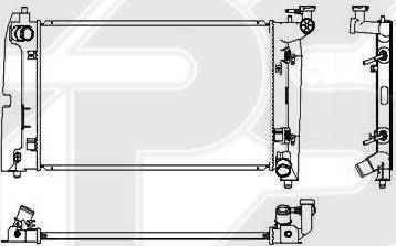 FPS FP 70 A548 - Radiators, Motora dzesēšanas sistēma autodraugiem.lv