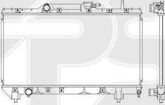 FPS FP 70 A539-X - Radiators, Motora dzesēšanas sistēma autodraugiem.lv