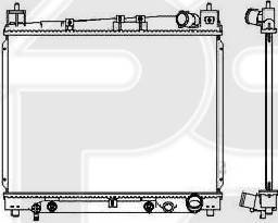 FPS FP 70 A534 - Radiators, Motora dzesēšanas sistēma autodraugiem.lv