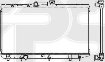 FPS FP 70 A536 - Radiators, Motora dzesēšanas sistēma autodraugiem.lv