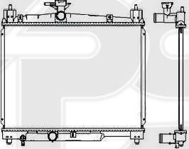 FPS FP 70 A532 - Radiators, Motora dzesēšanas sistēma autodraugiem.lv