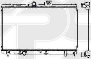 FPS FP 70 A537 - Radiators, Motora dzesēšanas sistēma autodraugiem.lv