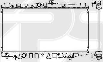 FPS FP 70 A528 - Radiators, Motora dzesēšanas sistēma autodraugiem.lv