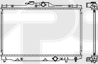 FPS FP 70 A523 - Radiators, Motora dzesēšanas sistēma autodraugiem.lv