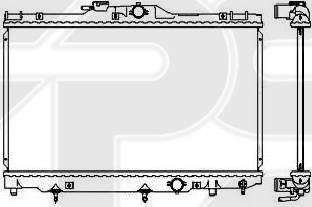 FPS FP 70 A522 - Radiators, Motora dzesēšanas sistēma autodraugiem.lv