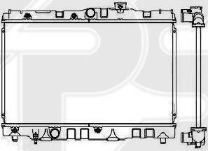 FPS FP 70 A1173 - Radiators, Motora dzesēšanas sistēma autodraugiem.lv