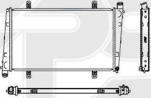 FPS FP 72 A493 - Radiators, Motora dzesēšanas sistēma autodraugiem.lv